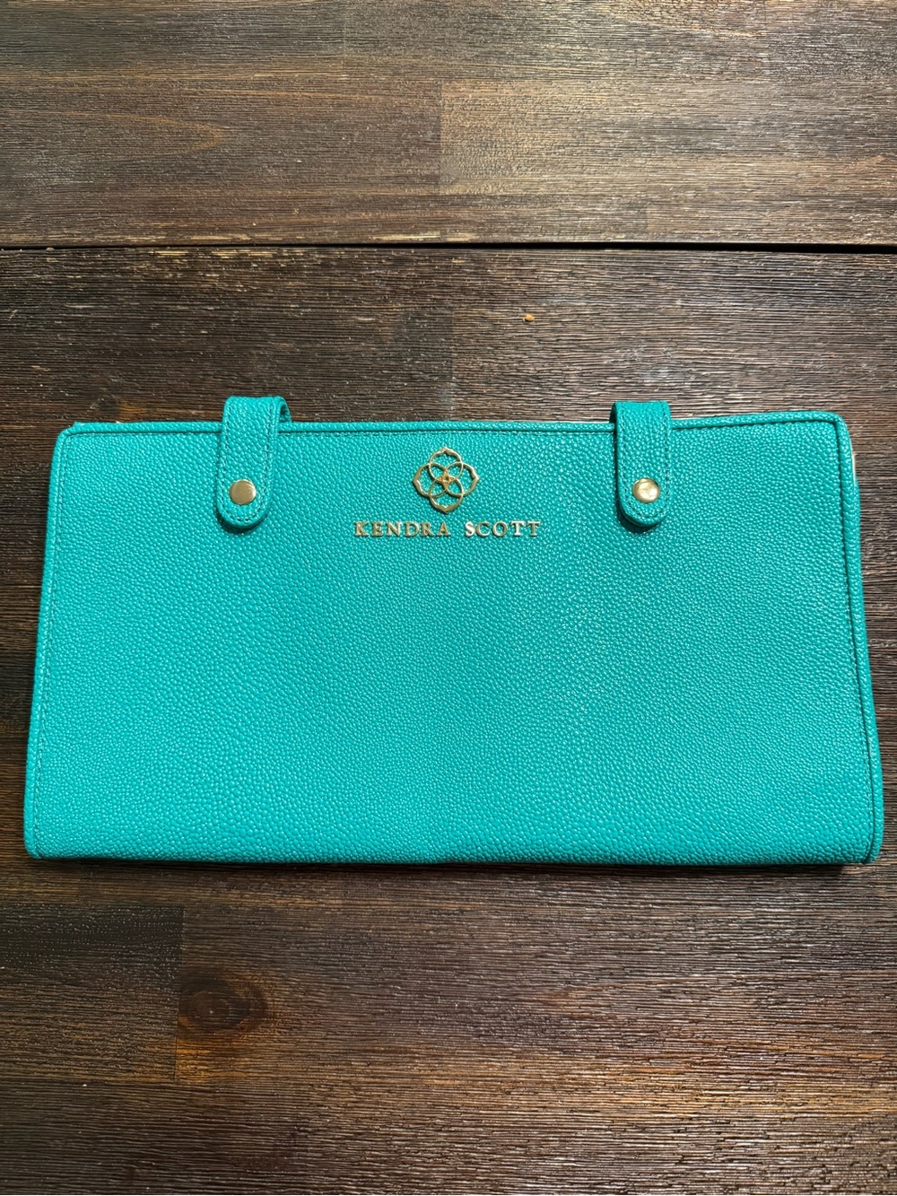 Kendra Scott Turquoise jewelry organizer with Gold Logo